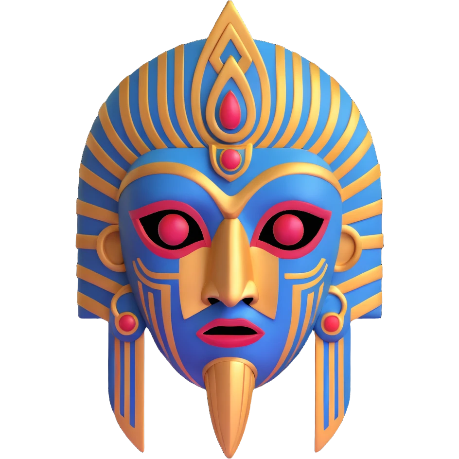Anunnaki mask emoji