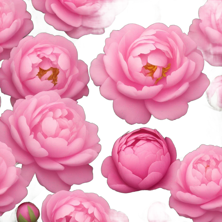Pink flowers emoji