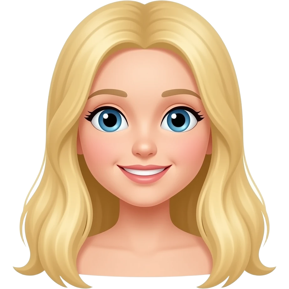 Blonde long haired girl longer hair so iy can reach her feet emoji