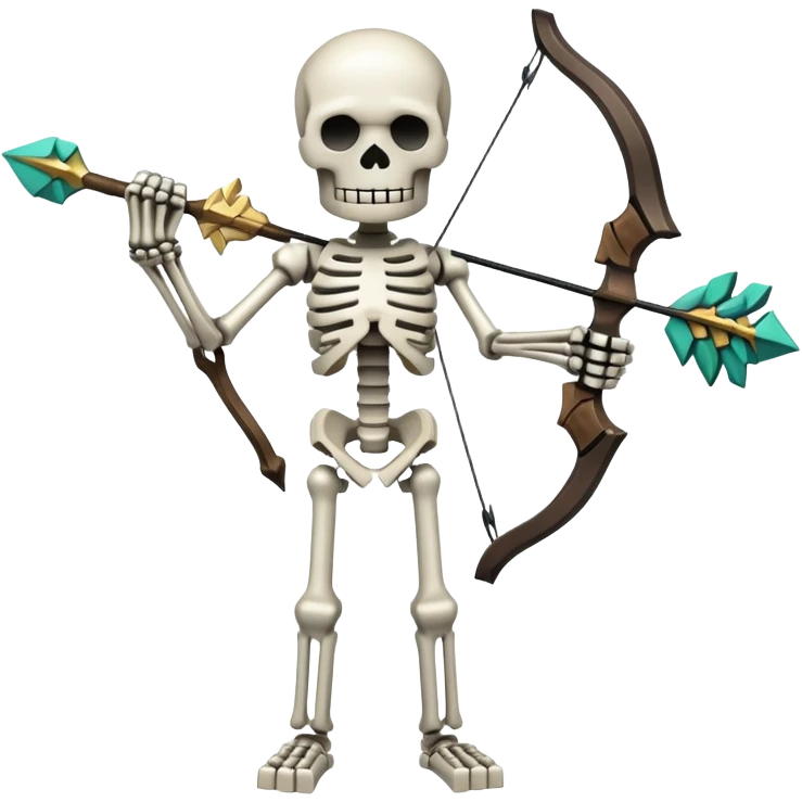 Minecraft skeleton emoji