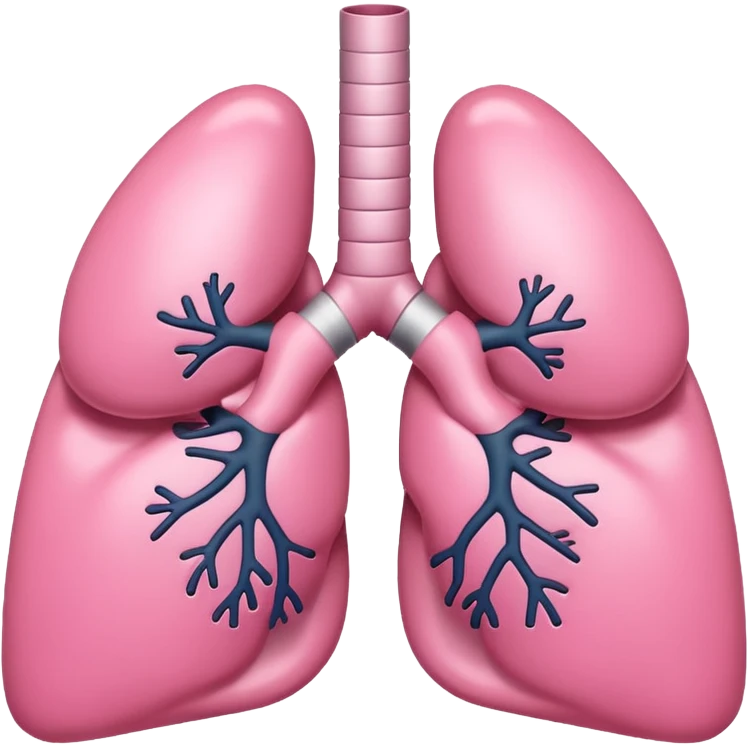 oversimplified cute plain lungs emoji