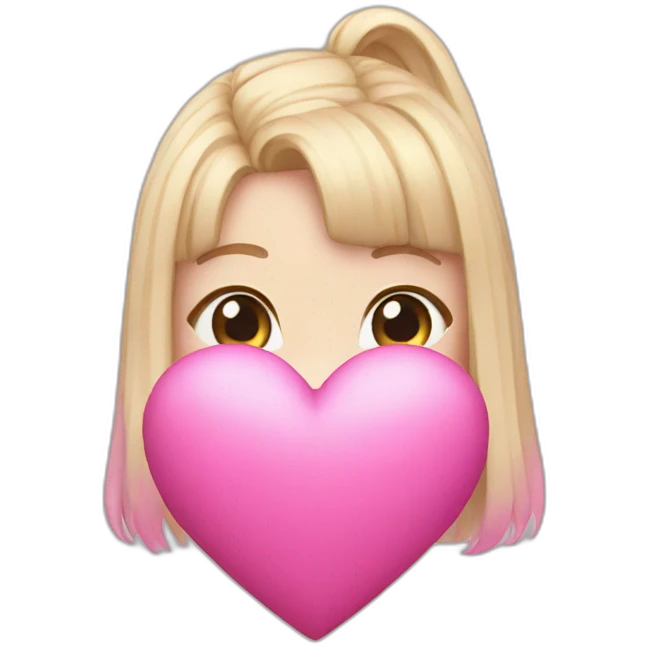 BlackPink heart emoji