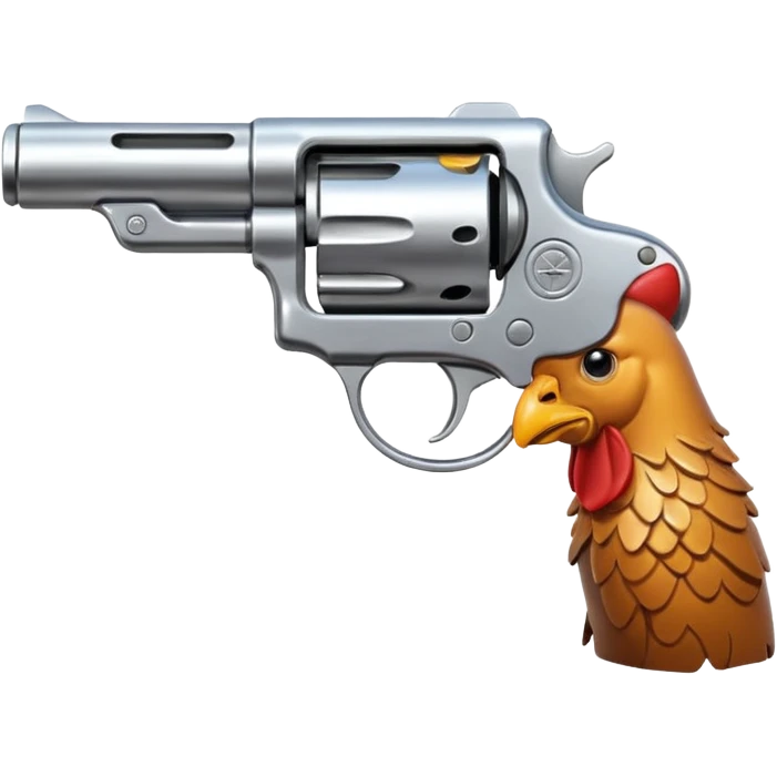 Chicken gun emoji