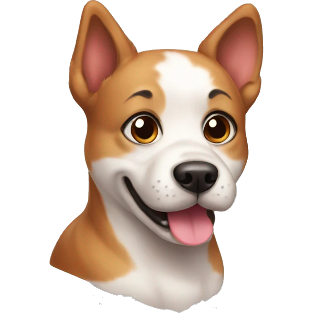 Cute dog emoji