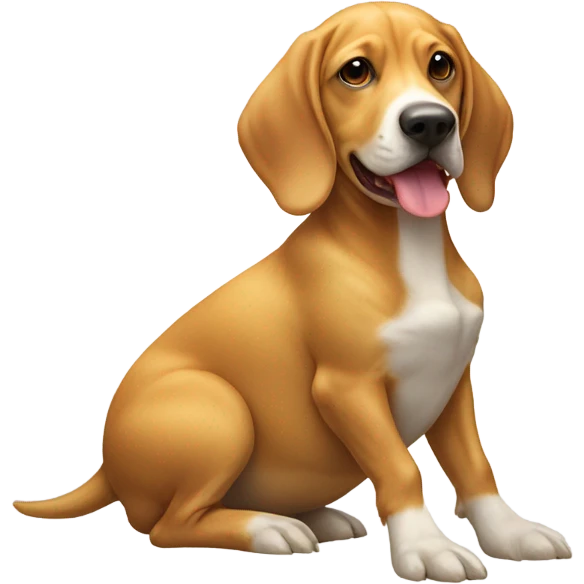duck riding a dog emoji