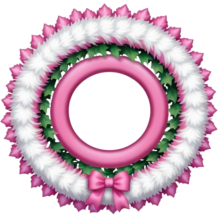 white and pink christmas reef with no green emoji