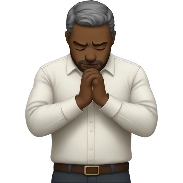 man bowing with respect emoji