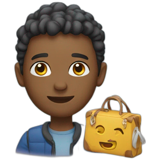 New Year's trip emoji