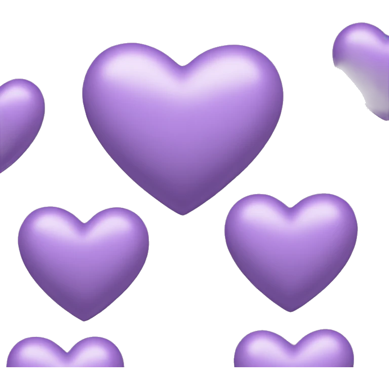 pastel purple heart emoji