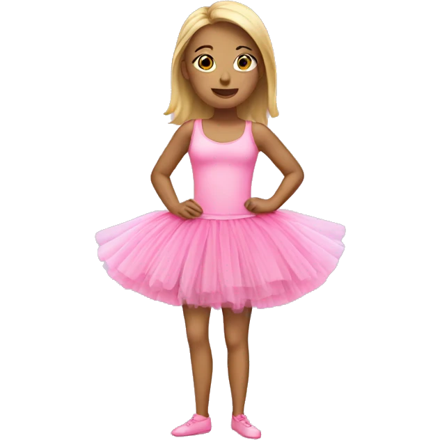 Pink tutu emoji