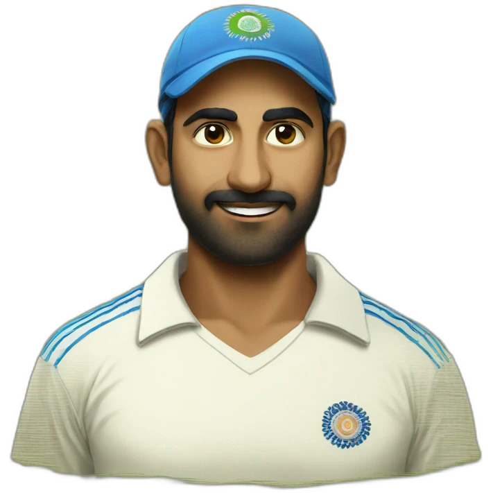 Cricketer india  emoji