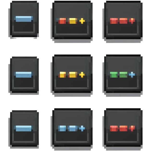 website navigation buttons emoji
