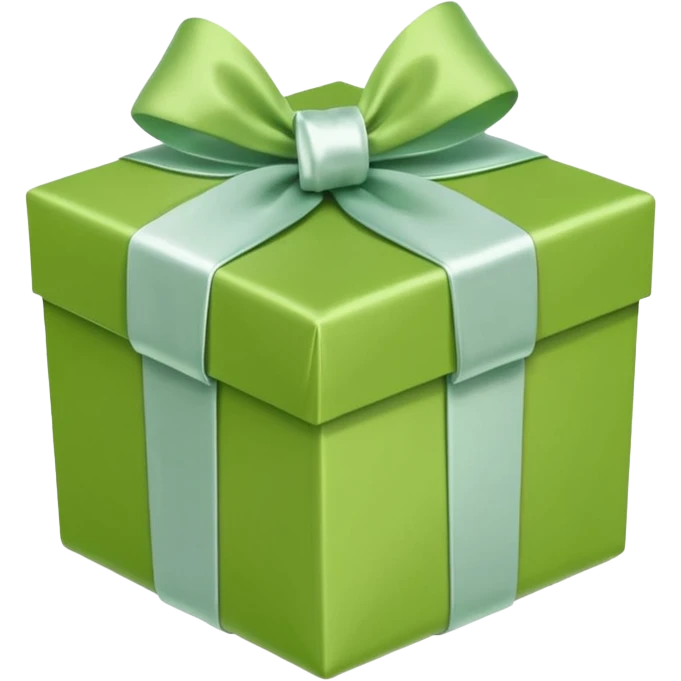 make present box in light green color emoji