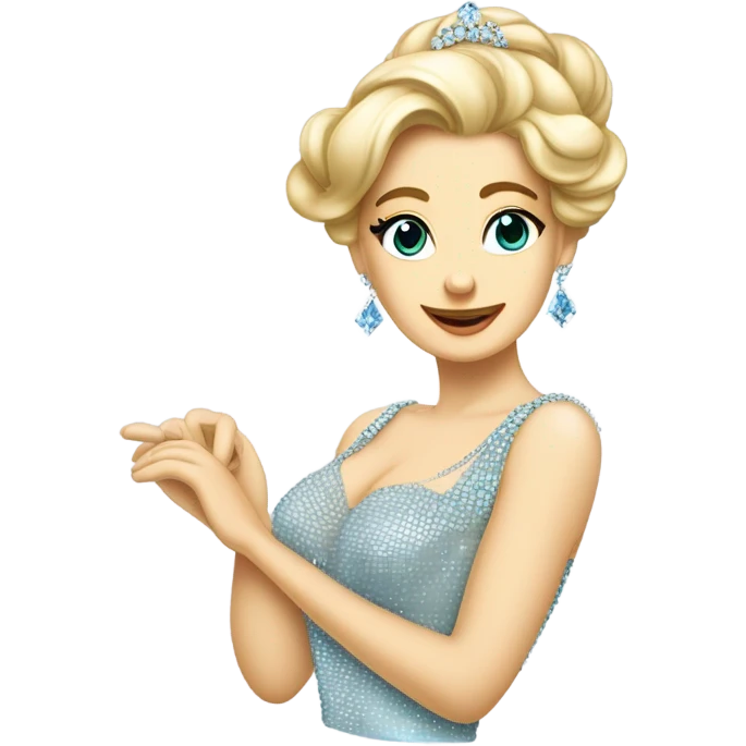 Sandália cinderela  emoji