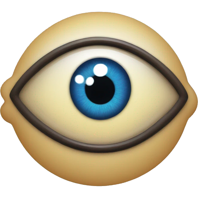 evil eye with an eye emoji