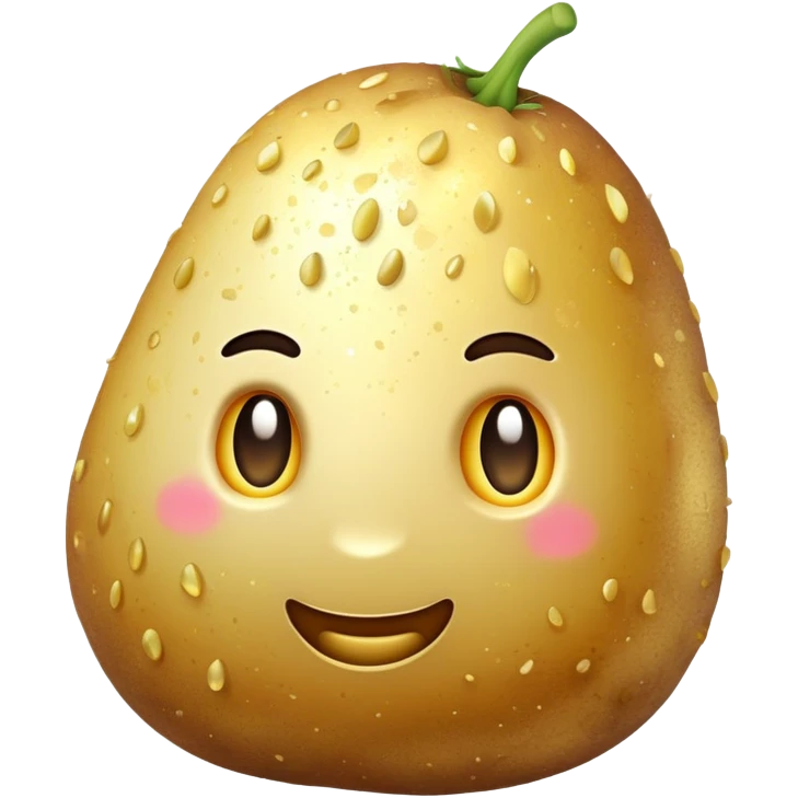Sparkling potato emoji