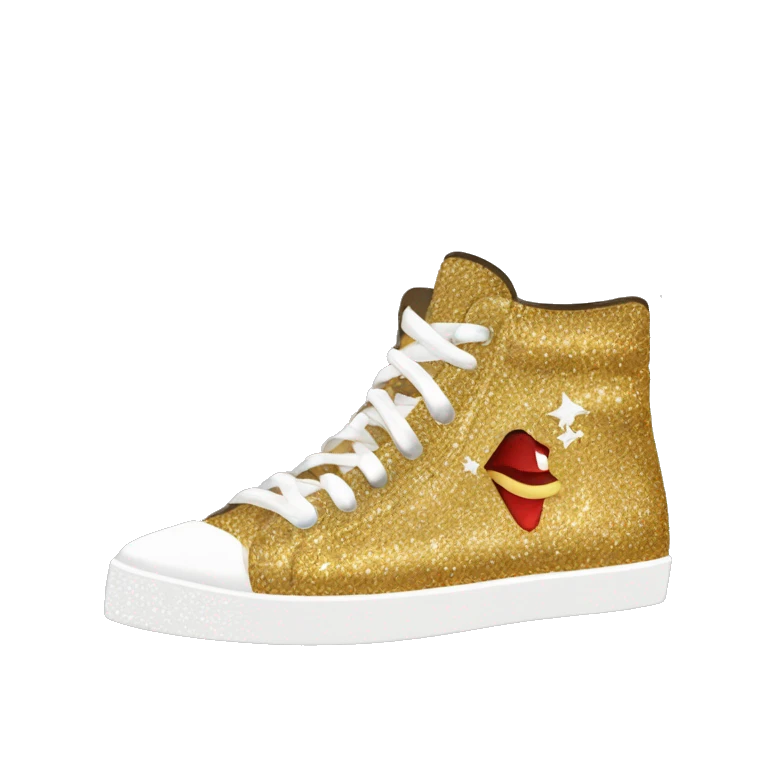 Golden goose sneaker sparkly emoji