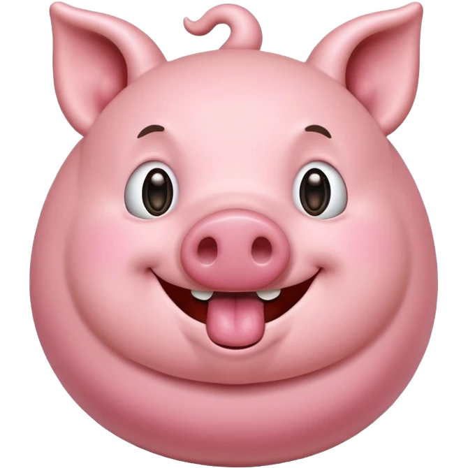 Sweet tooth pig emoji