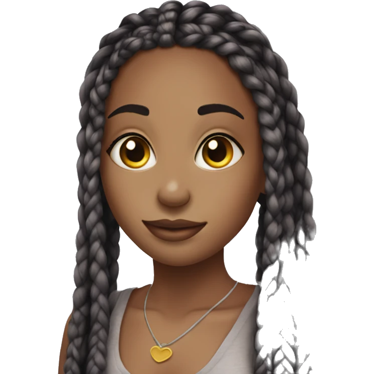 box braids  emoji