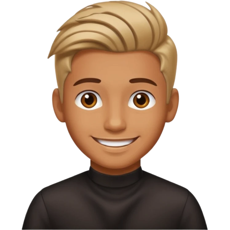 A beautiful boy salon hairstylist emoji