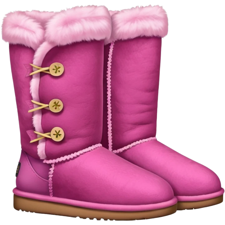 Pink Uggs emoji