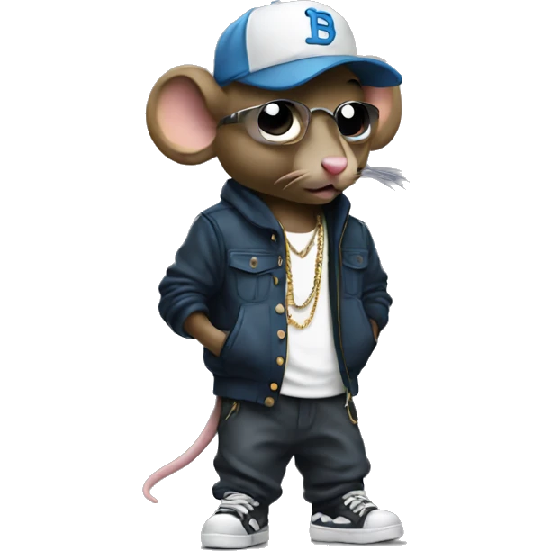 rapper mouse emoji