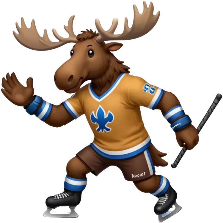 Kraken hockey moose emoji