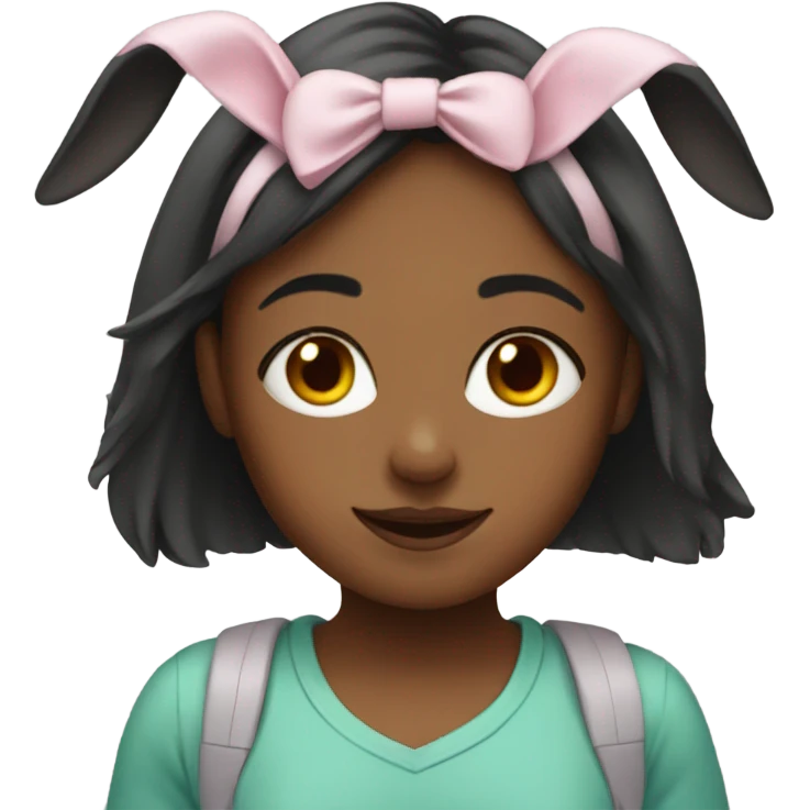 girl with bunny ears  emoji