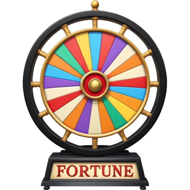 Wheel of Fotune tv show emoji