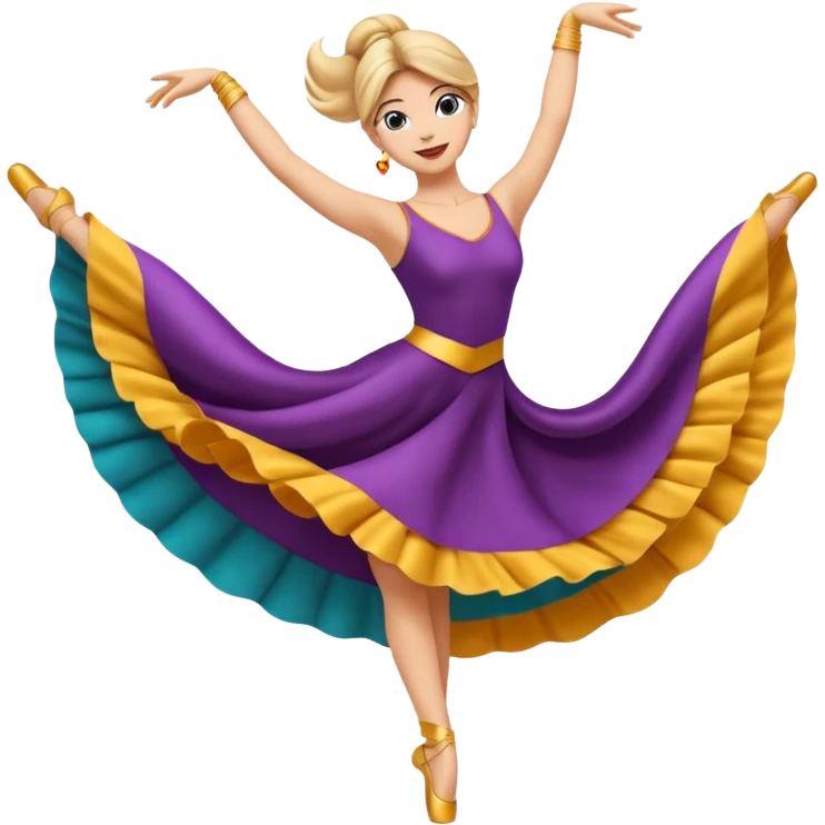 Emoji estilo ilustración de una mujer practicando danza aérea en tela, colgada en telas de seda, pose elegante, expresión feliz, estilo emoji moderno, colores suaves, fondo simple emoji