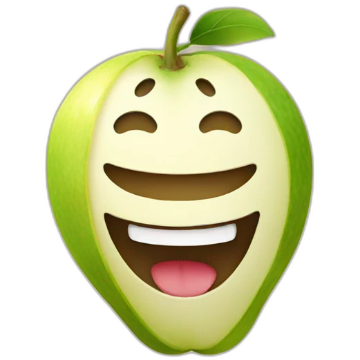smiling fruit from japan emoji