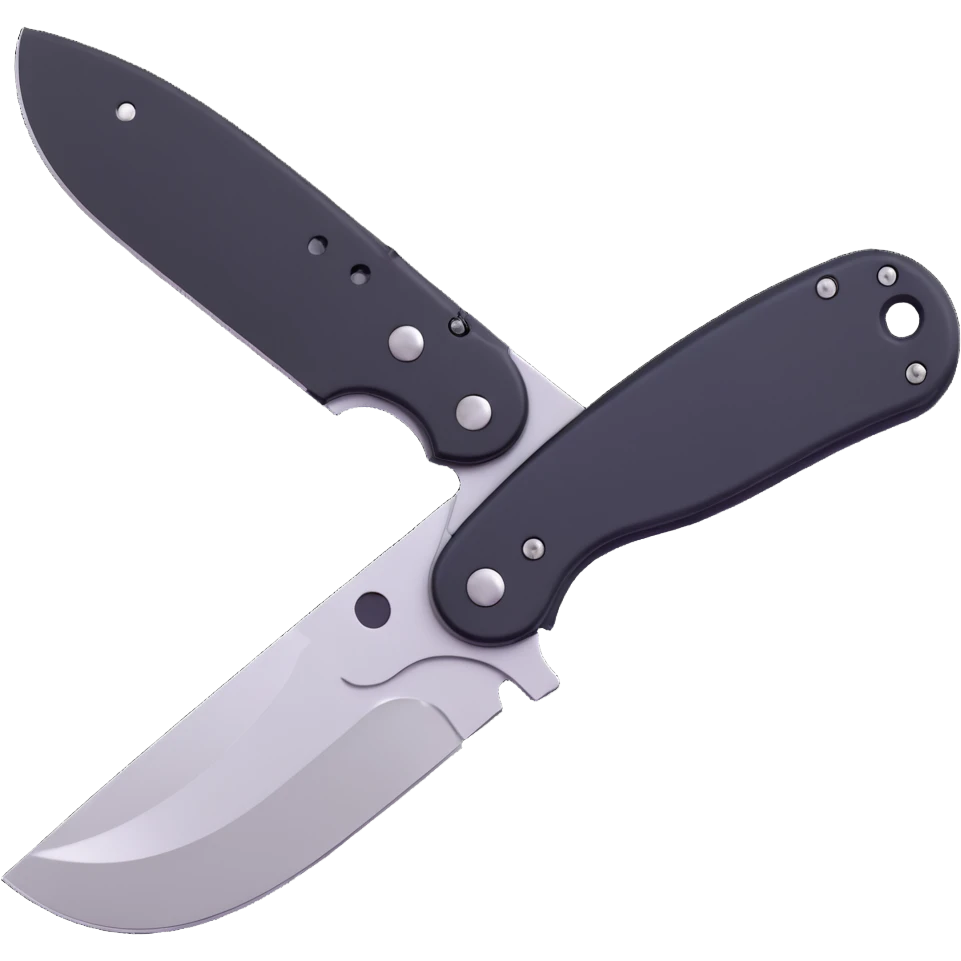 Spyderco pocket knife with thumb hole emoji