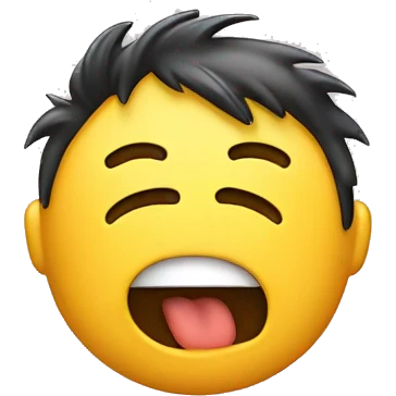 an emoji scratching his head and drooling emoji
