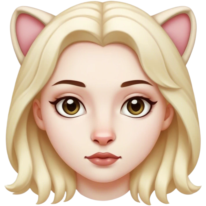 White girl panther  emoji