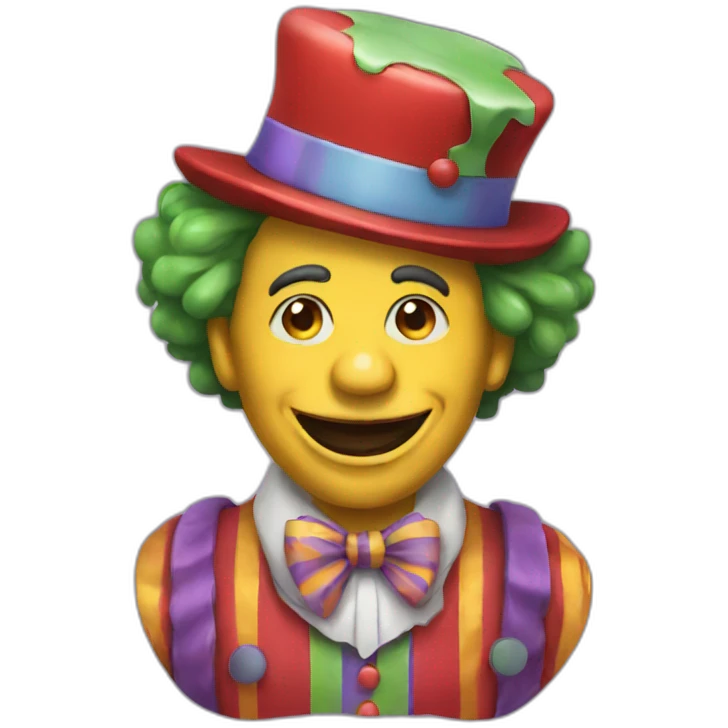 Man clown  emoji