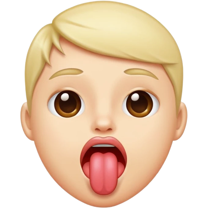 Sticking the tongue out emoji