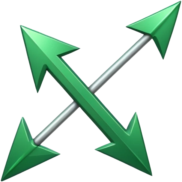 a green pointing arrow emoji
