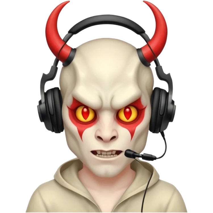 Demon listen music  emoji
