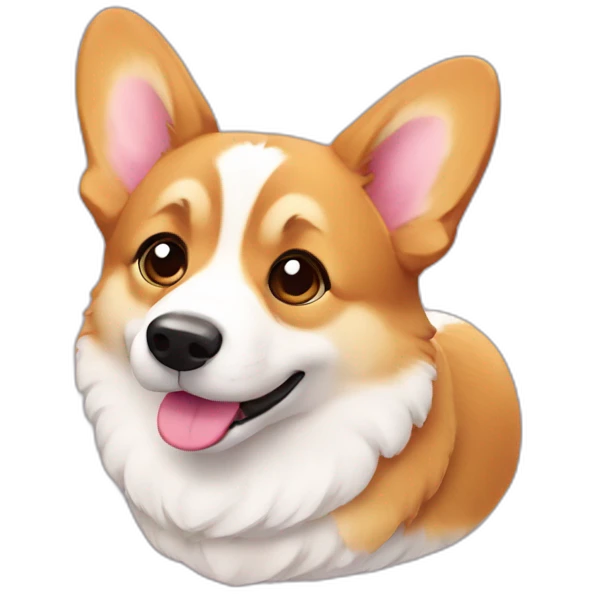 corgi in love emoji