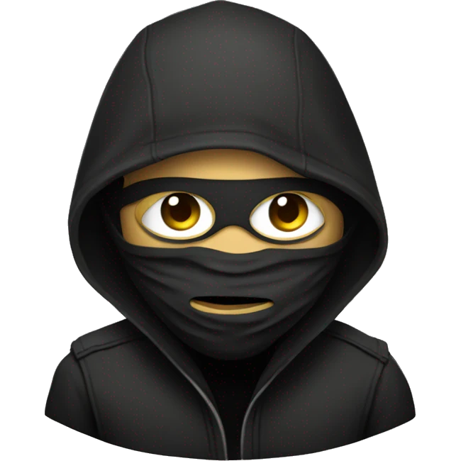 anarchist guy with mask emoji