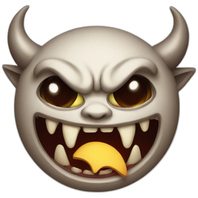 hungry demon emoji