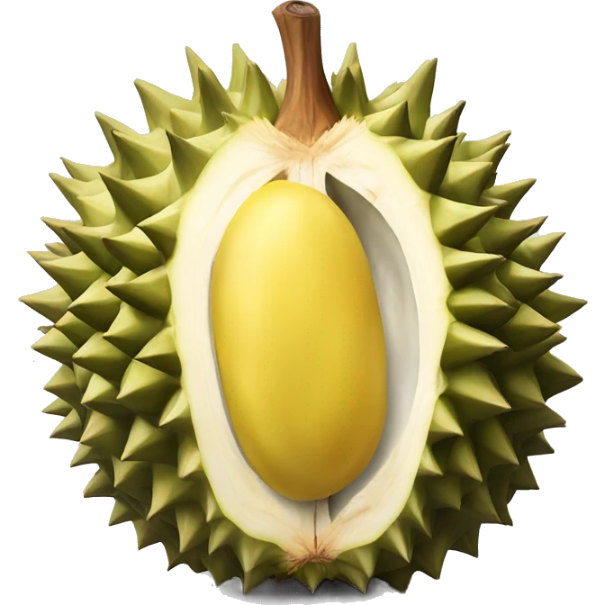 Durian fruit emoji