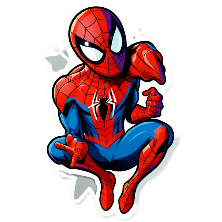 Spiderman kissed hule emoji