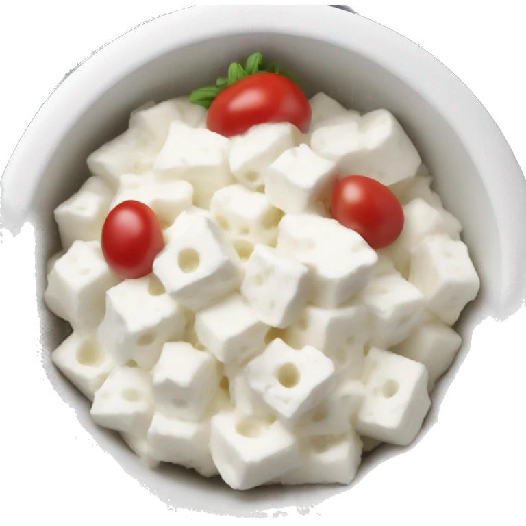 cottage cheese in a bowl emoji