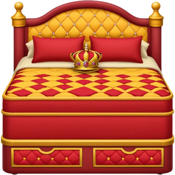 gryffindor red and gold bed emoji