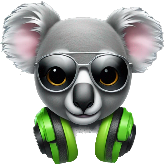 koala dj emoji