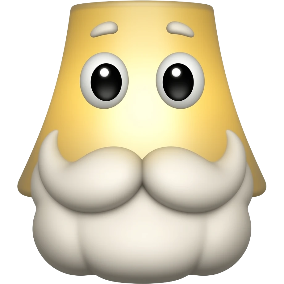 lamp, think face, genius emoji