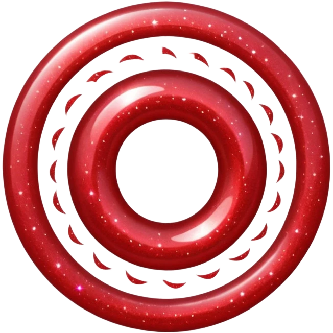 red glitter portal emoji