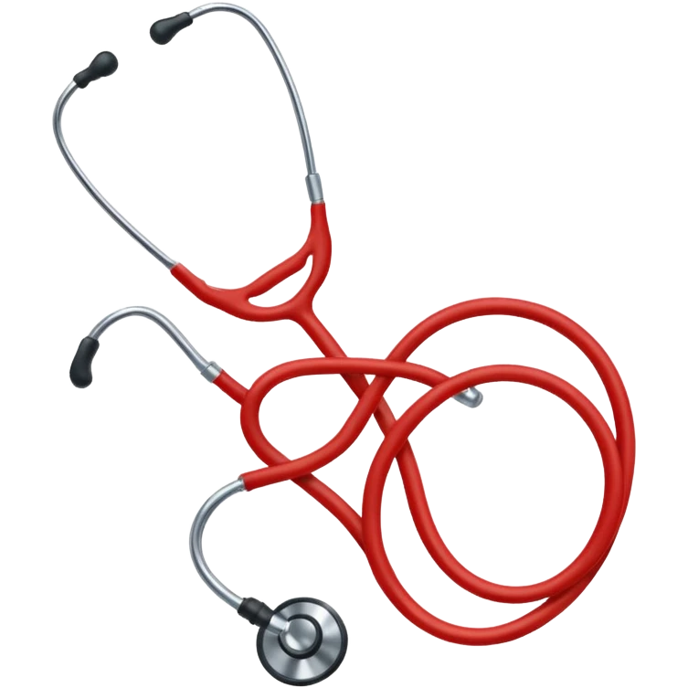 1 red phonendoscope emoji