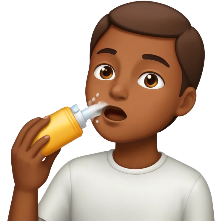 Spitting  emoji